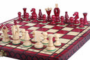 Consul Folding Wooden Chess Set - Cherry