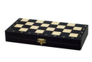 Major Magnetic Folding Travel Chess Set - Black