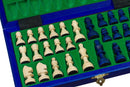 Major Magnetic Folding Travel Chess Set - Blue
