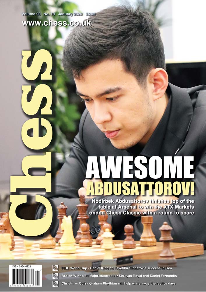 Chess Magazine Examples CHESS Magazine - January 2026