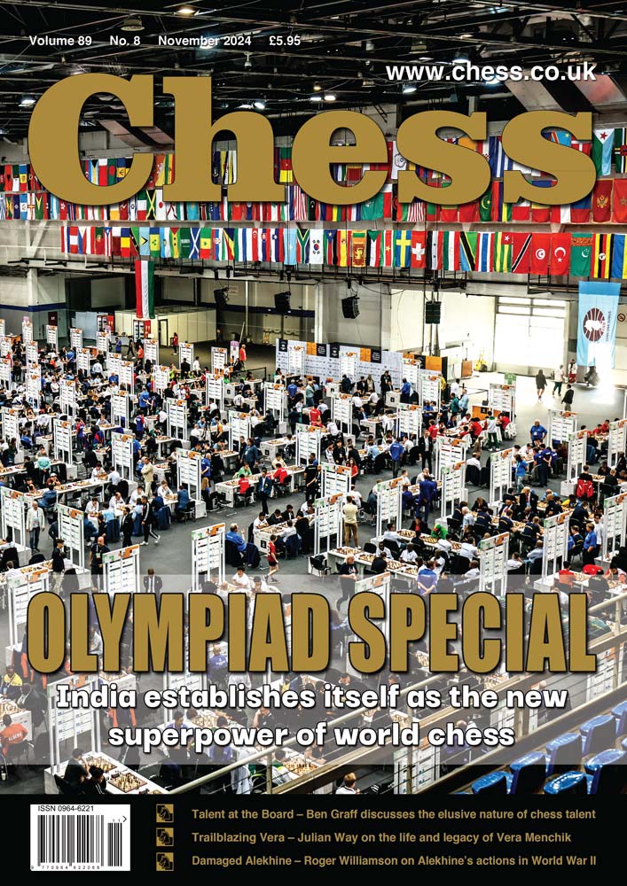 Chess Magazine Examples CHESS Magazine - November 2024
