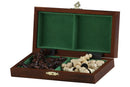 Mini Magnetic Folding Travel Chess set - Brown