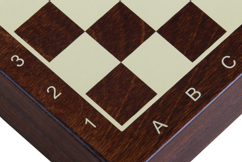 Mini Magnetic Folding Travel Chess set - Brown