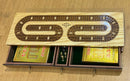 Luxury Wooden Cribbage Set - 3 Track