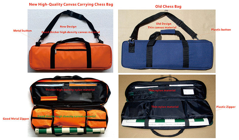 Quality Carry-All Tournament Chess Set Bag