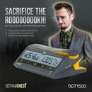 DGT 1500 Digital Chess Clock - GothamChess Limited Edition