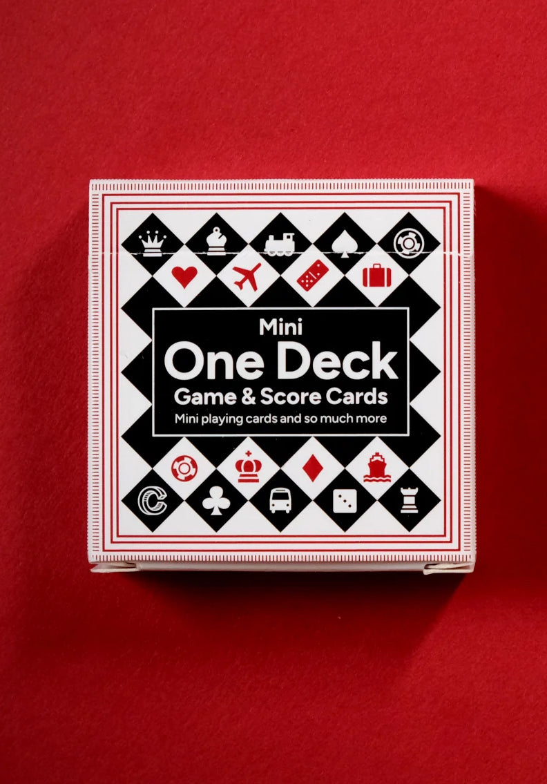 Cartesian Mini One Deck Game Cards - Black Backs