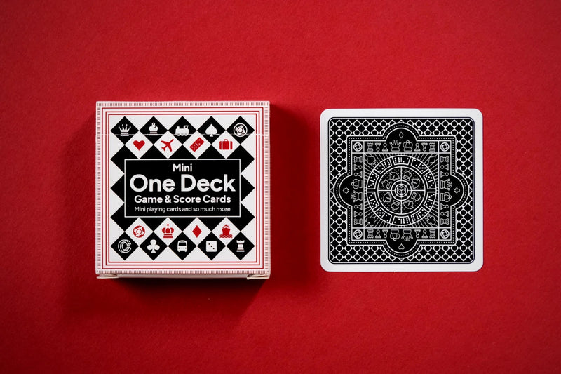 Cartesian Mini One Deck Game Cards - Black Backs