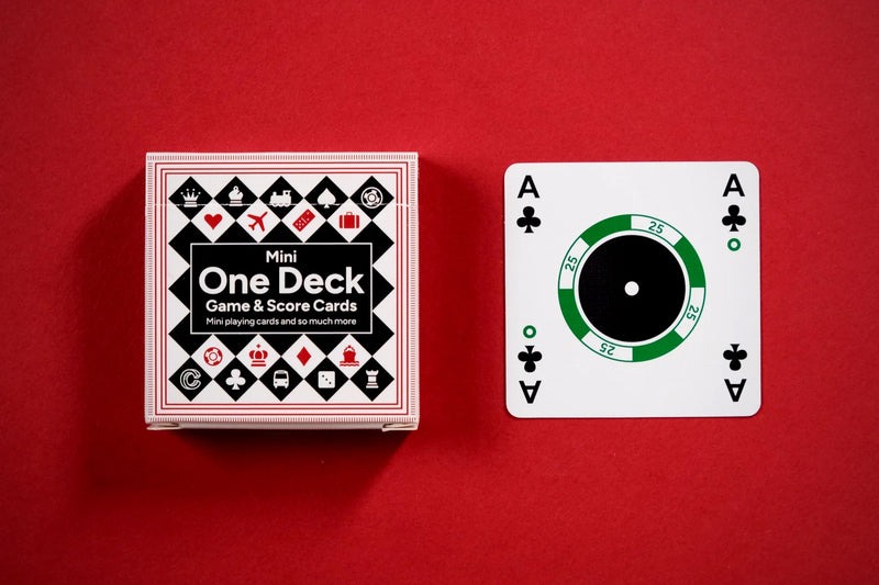 Cartesian Mini One Deck Game Cards - Black Backs