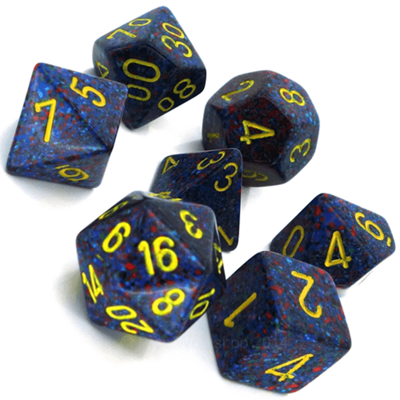 Polyhedral Dice: Speckled - Twilight