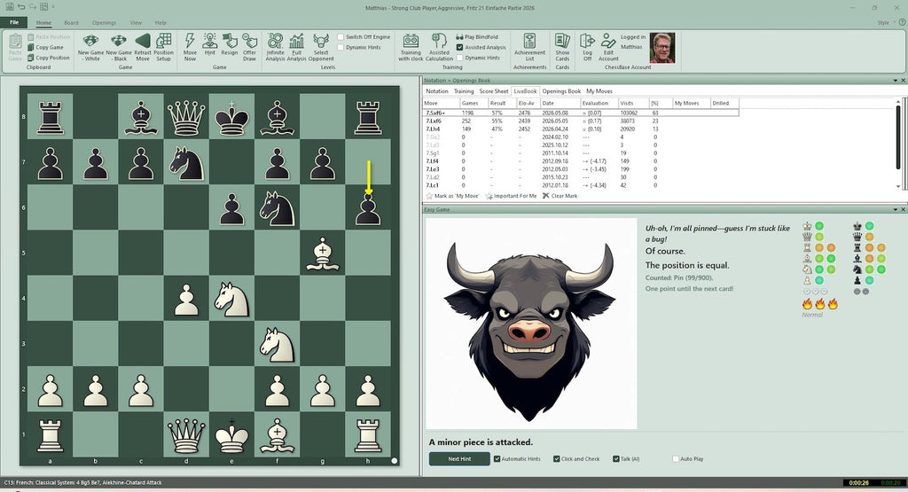 Fritz 21 - Your Personal Chess Trainer