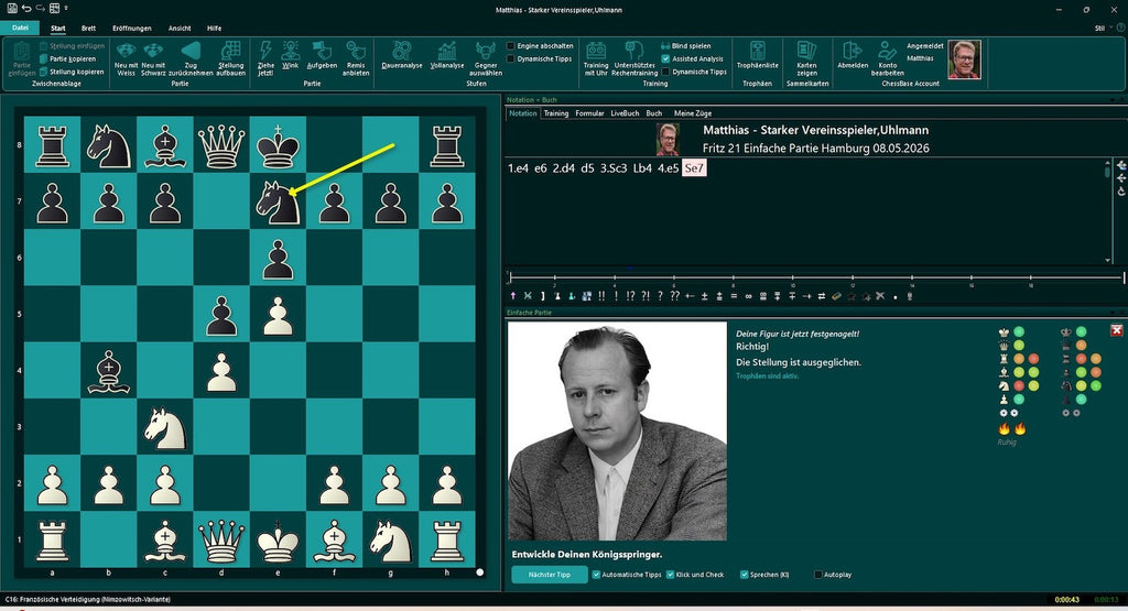 Fritz 21 - Your Personal Chess Trainer