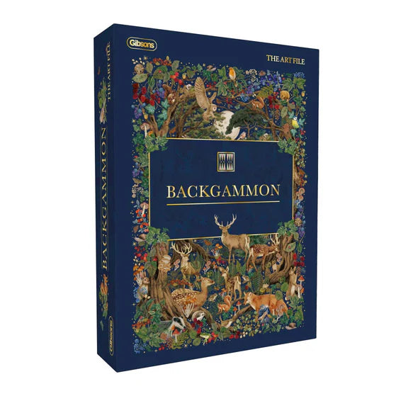 The Art File Backgammon Family Board Game