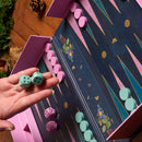 The Art File Backgammon Family Board Game