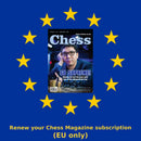 Chess Magazine - Renewing a Subscription (EU only)