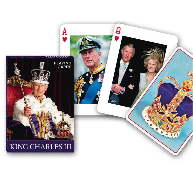 King Charles III Playing Cards