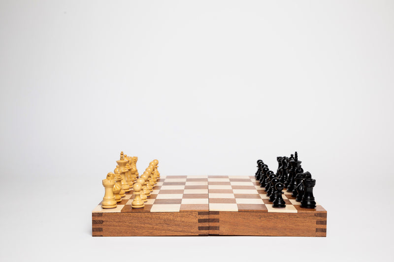 Purling Heritage Travel Chess Set with Magnetic Pieces