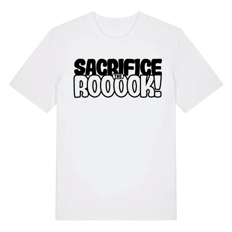 GothamChess T-shirt White - Sacrifice the Rook!