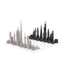 Skyline Chess Stainless Steel World Icons Edition