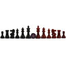 Purling Stone Chess Set Red & Black