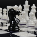 Purling Stone Chess Set Black & White