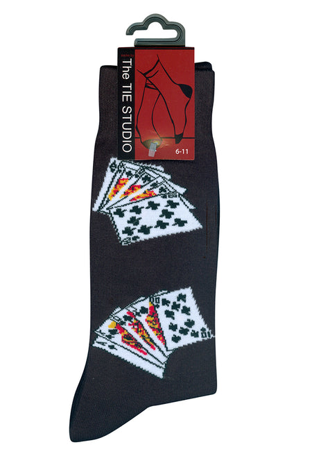 Full House Playing Cards Cotton Socks