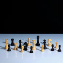 World Chess Home Edition Chess Set (Club Pieces with Home Edition Black/White Board)