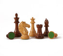 Alban Acacia Chess Pieces with 3.75" King