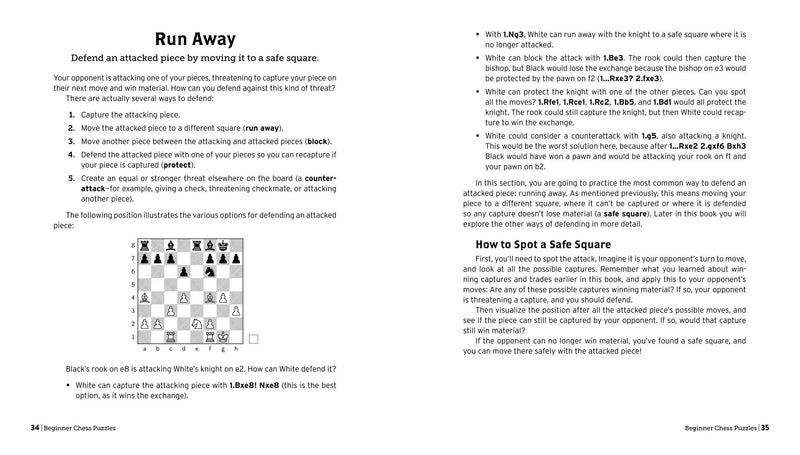 Beginner Chess Puzzles: 500 Practice Exercises - Martin Bennedik