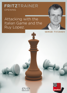 Attacking with the Italian Game and the Ruy Lopez - Sergei Tiviakov (PC-DVD)