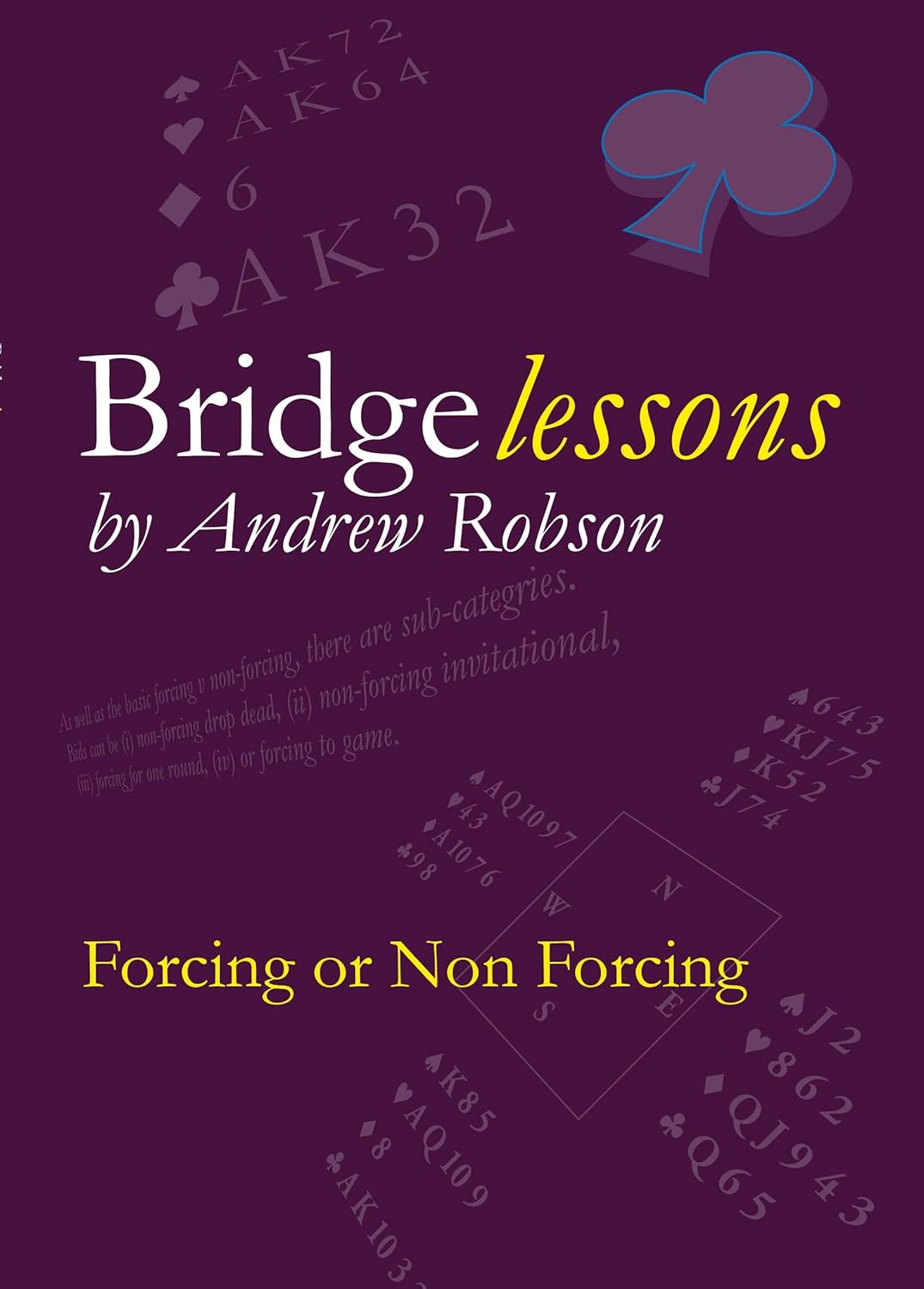 Fast Bridge Lessons Reading Bridge Lessons: Forcing or Non Forcing - Andrew Robson