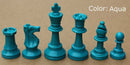 Coloured Gambit Chess Pieces (1/2 set - 17 pieces)