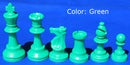 Coloured Gambit Chess Pieces (1/2 set - 17 pieces)