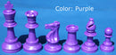 Coloured Gambit Chess Pieces (1/2 set - 17 pieces)