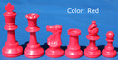 Coloured Gambit Chess Pieces (1/2 set - 17 pieces)