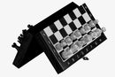 Mini Magnetic Folding Travel Chess set - Black