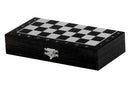 Mini Magnetic Folding Travel Chess set - Black