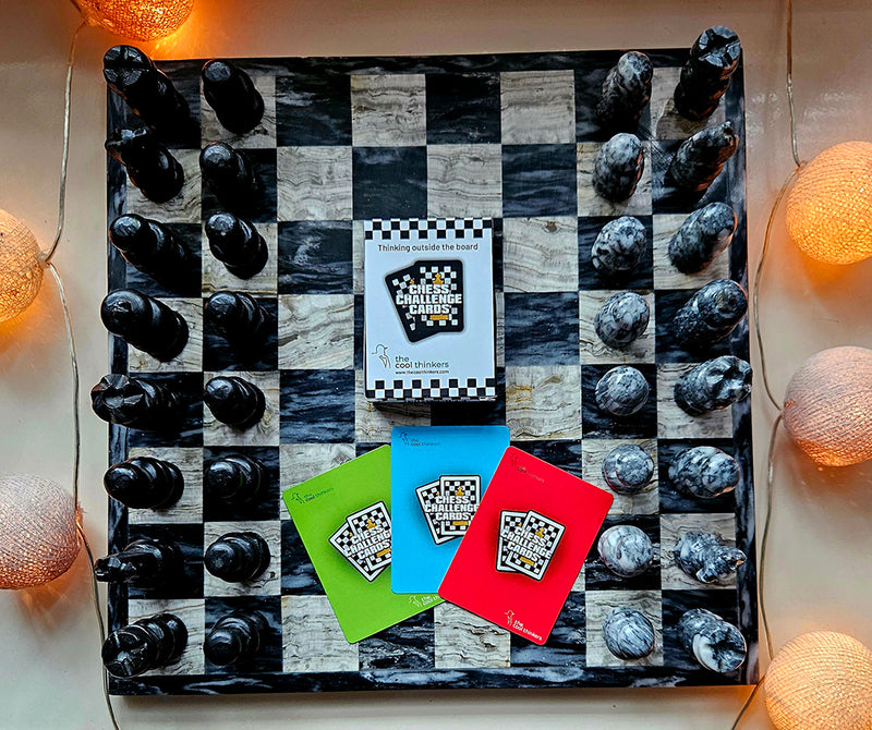 Card. Visit Chess Chess Challenge Cards