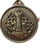 Chess Medal - (Queen-Knight-Pawn)