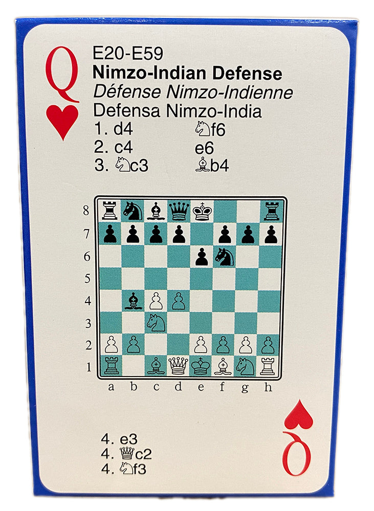 Card. Visit Chess Chess Opening Playing Cards