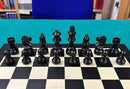 Classic Studio Staunton Chess Set - Ebonised 3" King (Board & Pieces)