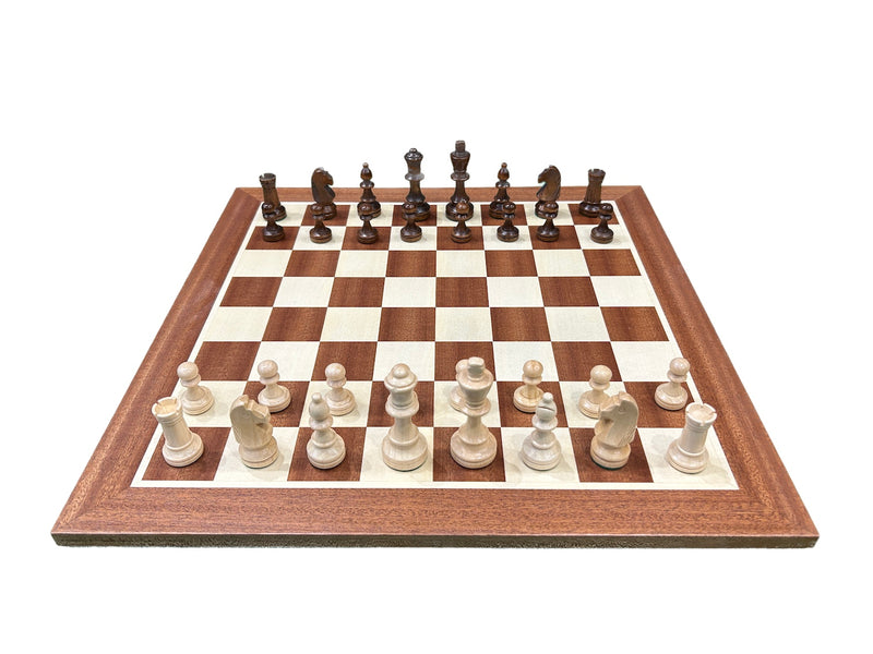Club Staunton 3" King Wooden Chess Set (Board & Pieces)