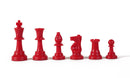 Coloured Gambit Chess Pieces (1/2 set - 17 pieces)