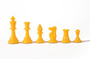 Coloured Gambit Chess Pieces (1/2 set - 17 pieces)