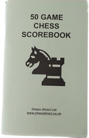 Economy 50 Game Chess Scorebook