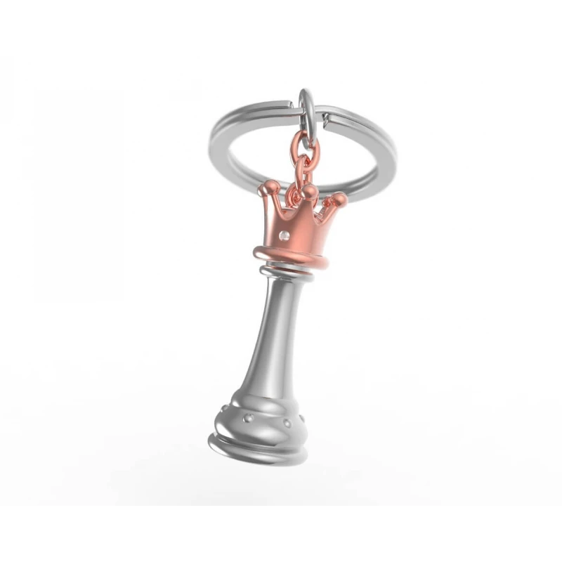 Chess Chain MY Queen/King Chess Piece Key Chain