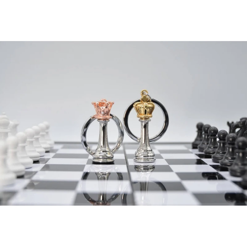 MY Queen/King Chess Piece Key Chain