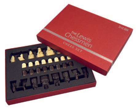 The Lewis Chessmen Chess Set – Medium (red gift box)