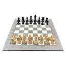 Modern Classic Staunton 3.75" King Ebonised Chess set (Board & Pieces)