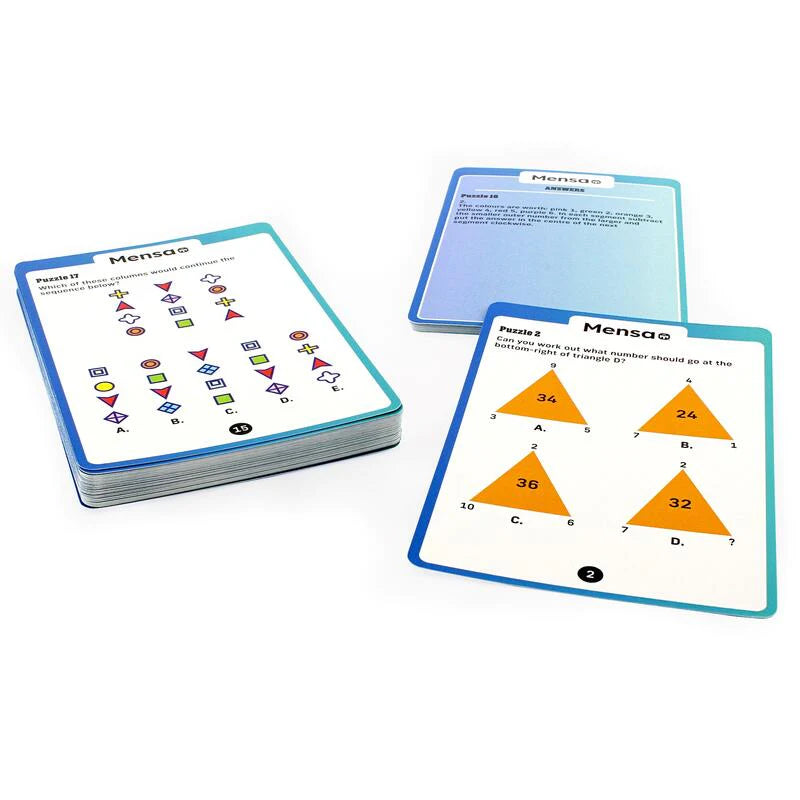 Mensa The Genius Test Card Game